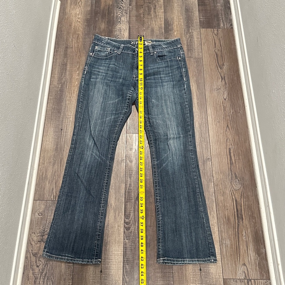 Women’s Boot Cut Jeans in Indigo Blue - Picture 8 of 8